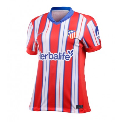 Ženski Nogometni dresi Atletico Madrid Nahuel Molina #16 Domači 2024-25 Kratek Rokav Ženski Nogometni dresi Atletico Madrid Nahuel Molina #16 Domači 2024-25 Kratek Rokav
